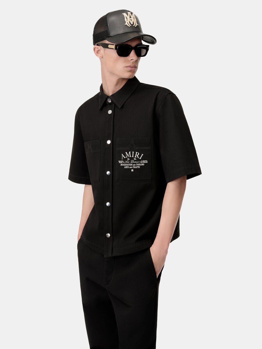 Amiri Arts District CAMP SHIRT