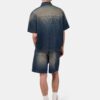 DENIMSHORTS MED DRAGSNÖRE