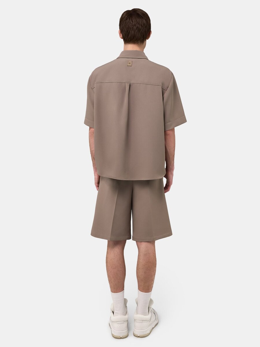Amiri PATCH CADY KORTÄRMAD SKJORTA MED FICKOR