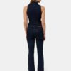 AMIRI RAW DENIM-TRÖJA MED DRAGKÄDJA FÖR DAMER