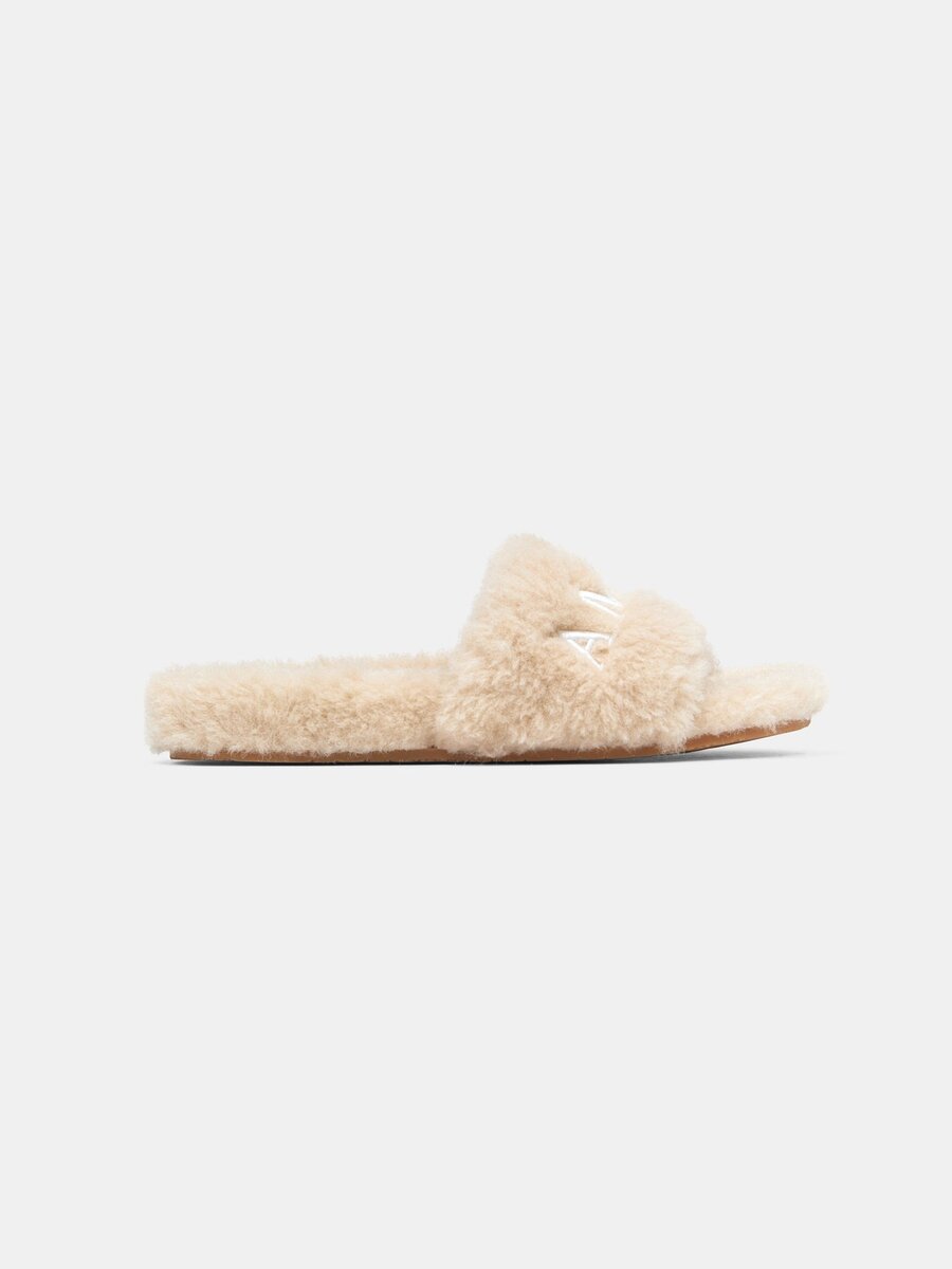 AMIRI SHEARLING-SLIDES FÖR DAMER