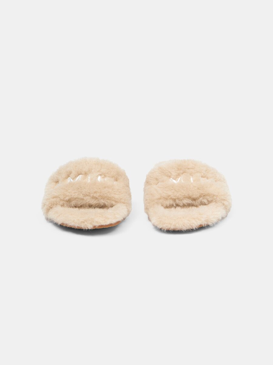 AMIRI SHEARLING-SLIDES FÖR DAMER