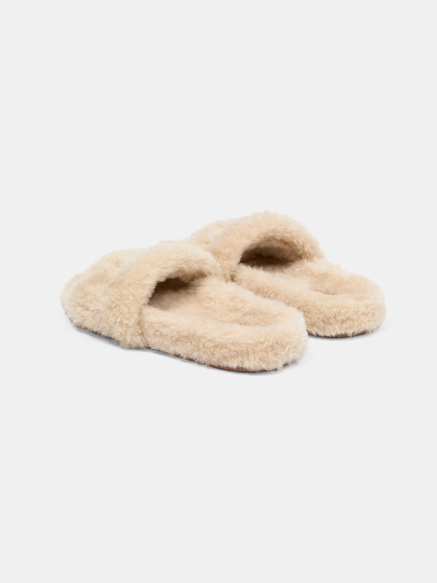 AMIRI SHEARLING-SLIDES FÖR DAMER