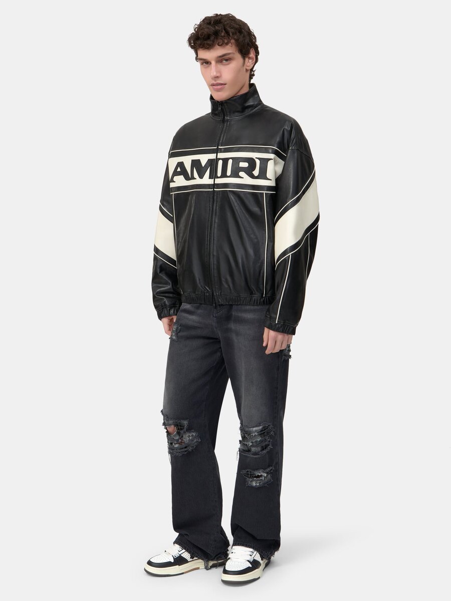 Amiri SPORT LÄDERJACKA