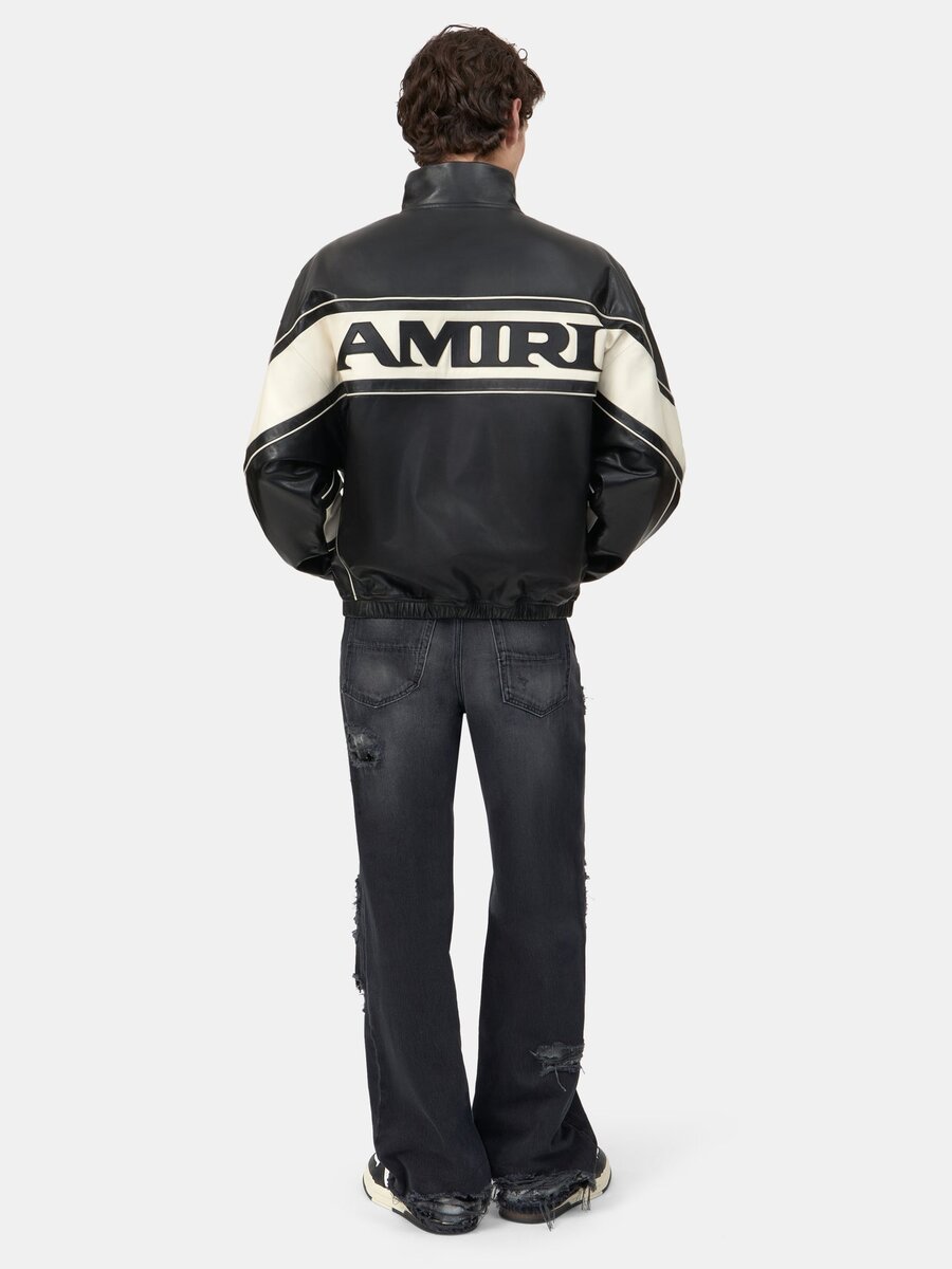 Amiri SPORT LÄDERJACKA