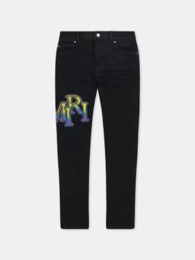 Amiri STAGGERED JEANS FÖR BARN