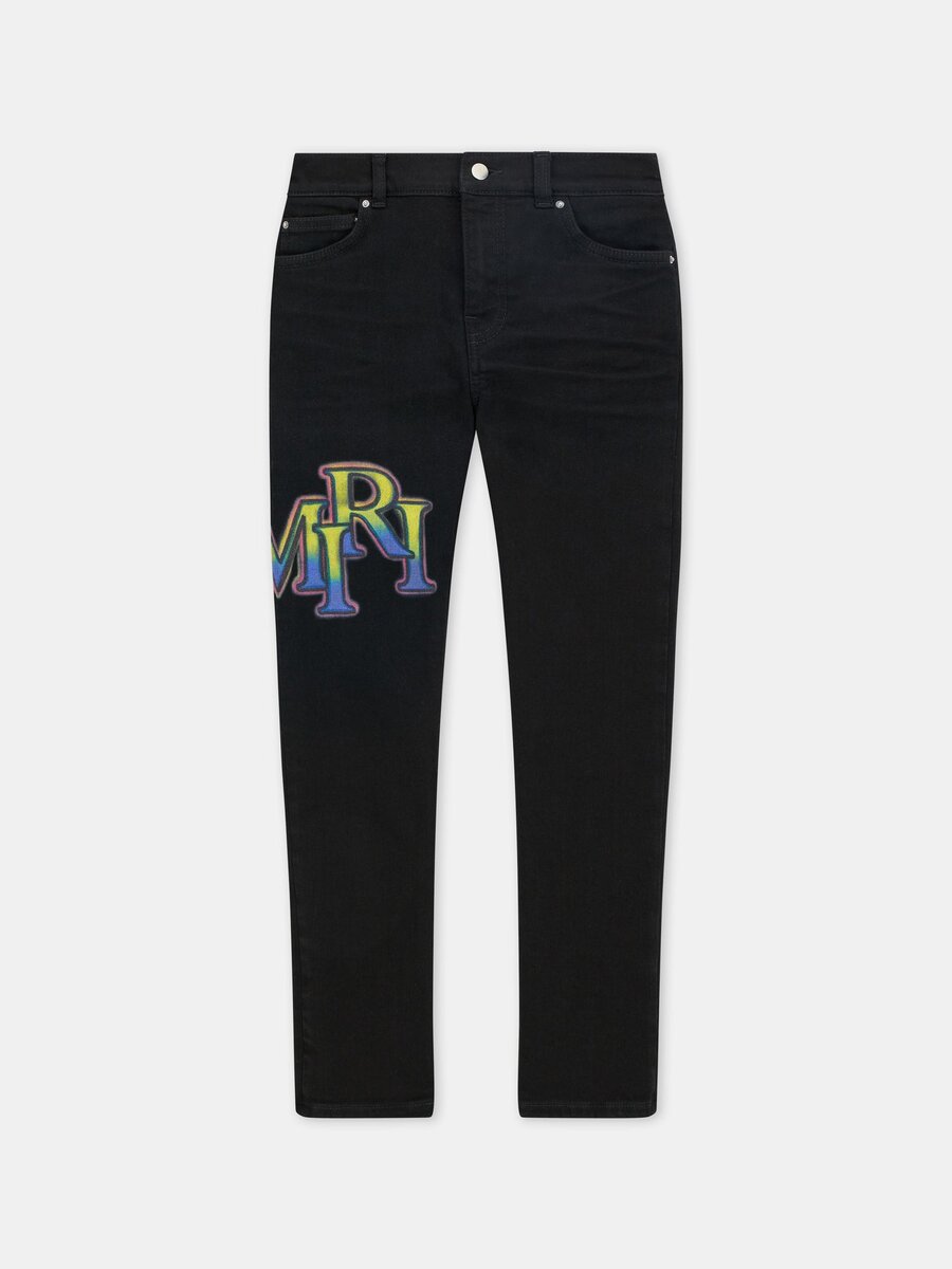 Amiri STAGGERED JEANS FÖR BARN