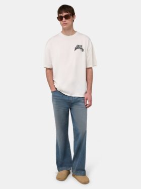 BAGGY JEANS MED DRAGSNÖRE