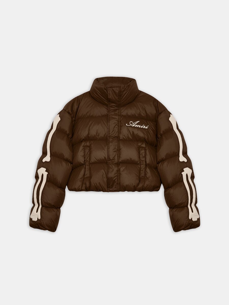 BONES CROPPED DOWN JACKET FÖR DAMER