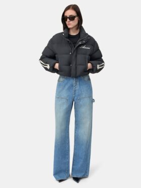 BONES CROPPED DOWN JACKET FÖR DAMER
