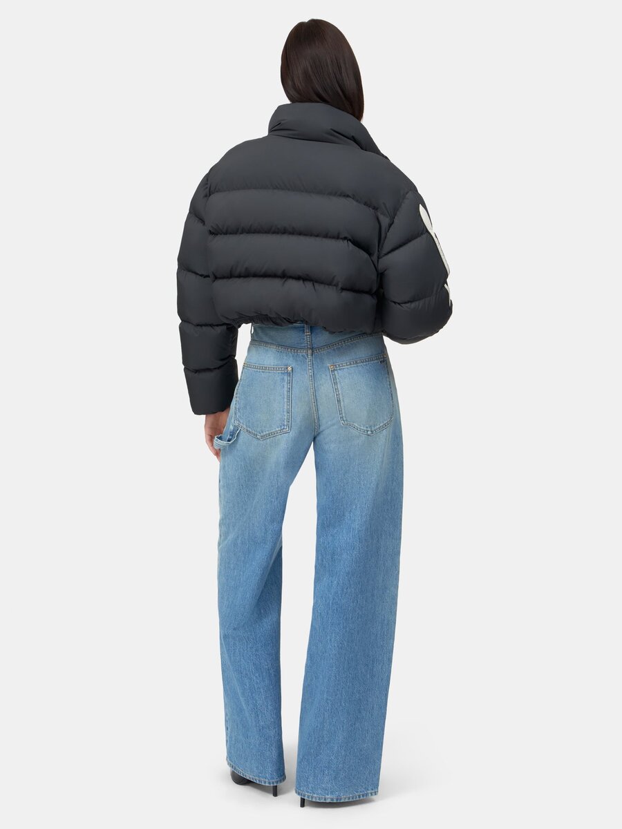 BONES CROPPED DOWN JACKET FÖR DAMER