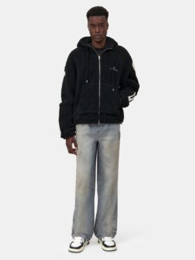 BONES FLEECE-HOODIE MED DRAGKÄDJA