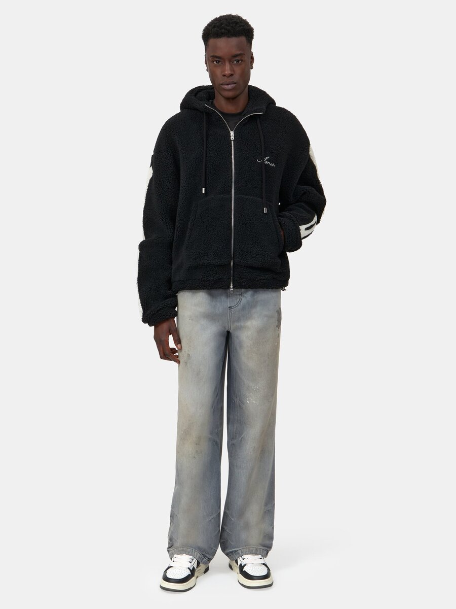 BONES FLEECE-HOODIE MED DRAGKÄDJA
