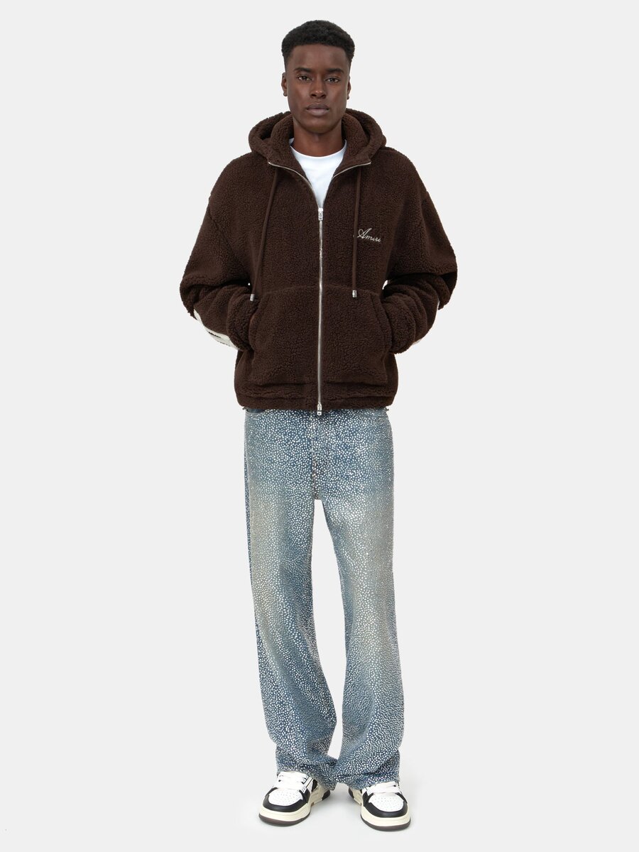 BONES FLEECE-HOODIE MED DRAGKÄDJA