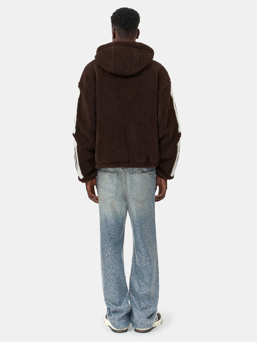 BONES FLEECE-HOODIE MED DRAGKÄDJA
