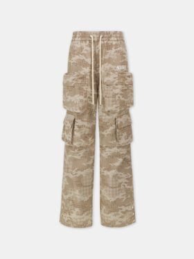 CAMO-CARGOBYXOR MED DRAGSNÖRE