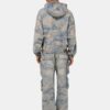 CAMO JACQUARD BAGGY CARGO JEANS