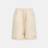 DENIMSHORTS MED DRAGSNÖRE
