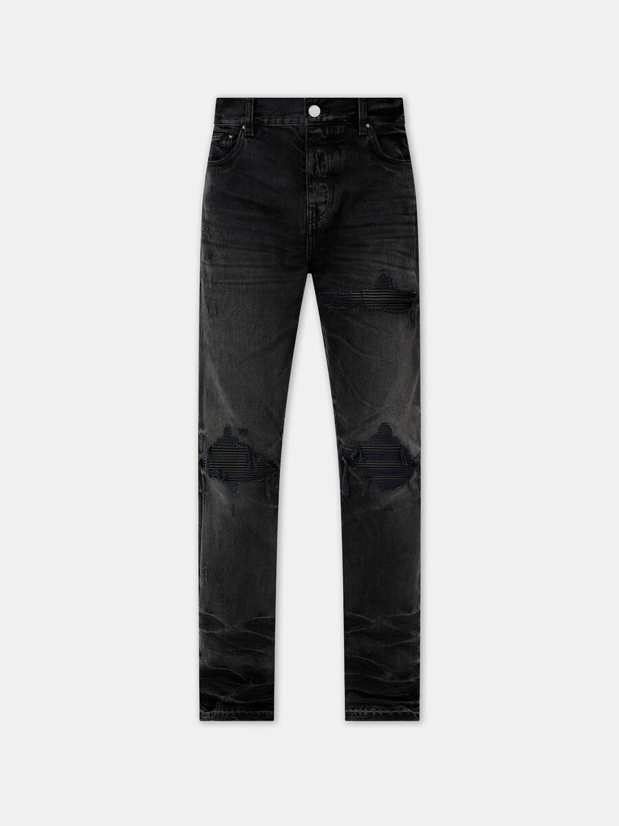 LÄDERJEANS MED RAK PASSFORM MX1