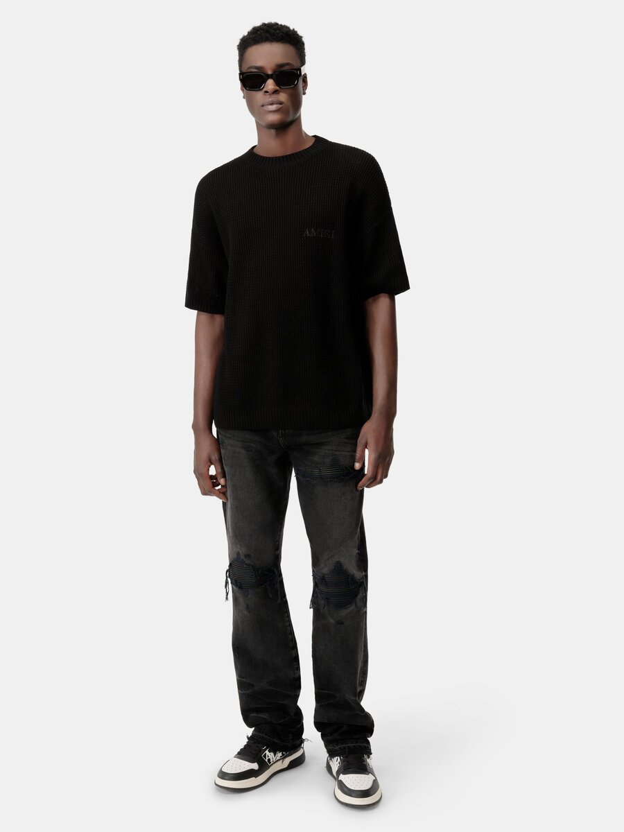 LÄDERJEANS MED RAK PASSFORM MX1