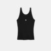 MA-BRODERAD RIBBAD TANK TOPP FÖR DAMER