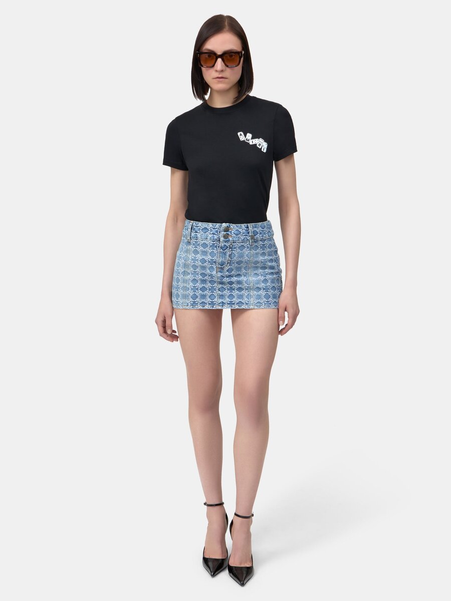 MA QUAD JACQUARD MINIKJOL FÖR DAMER