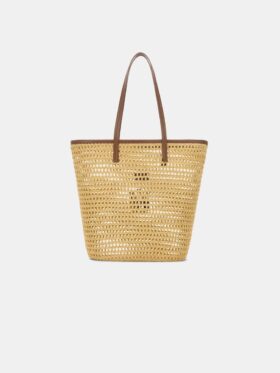 MA RAFFIA-VÄSKA FÖR DAMER