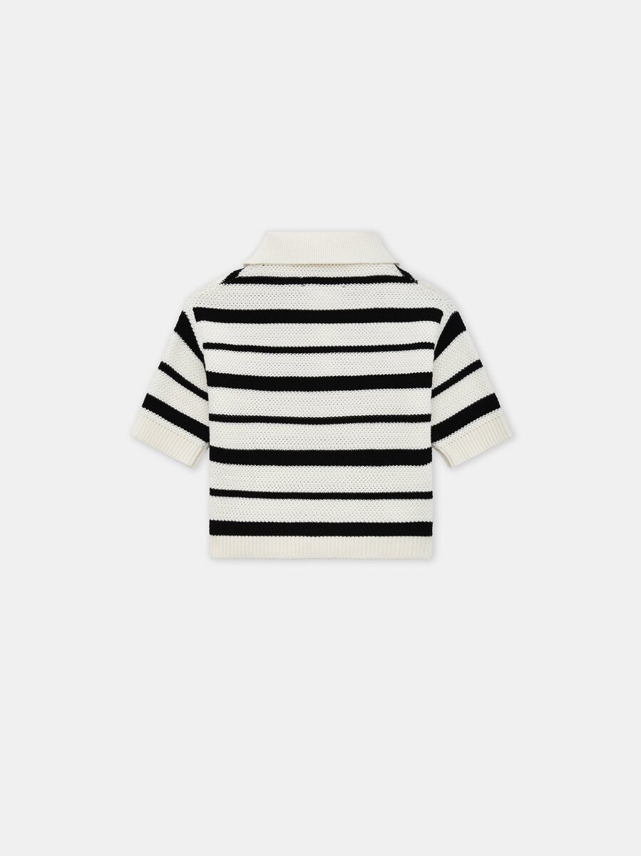 MA STRIPED POLO FÖR DAMER