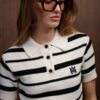 MA STRIPED POLO FÖR DAMER