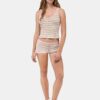 MA STRIPED MICRO SHORT FÖR DAMER