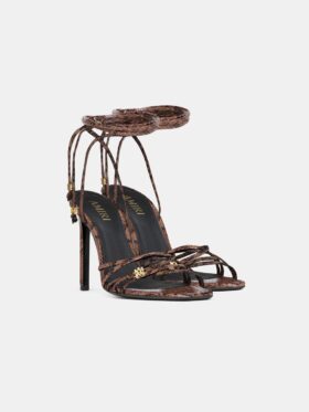 SNAKE MA-SANDAL MED HÖG KLACK FÖR DAMER