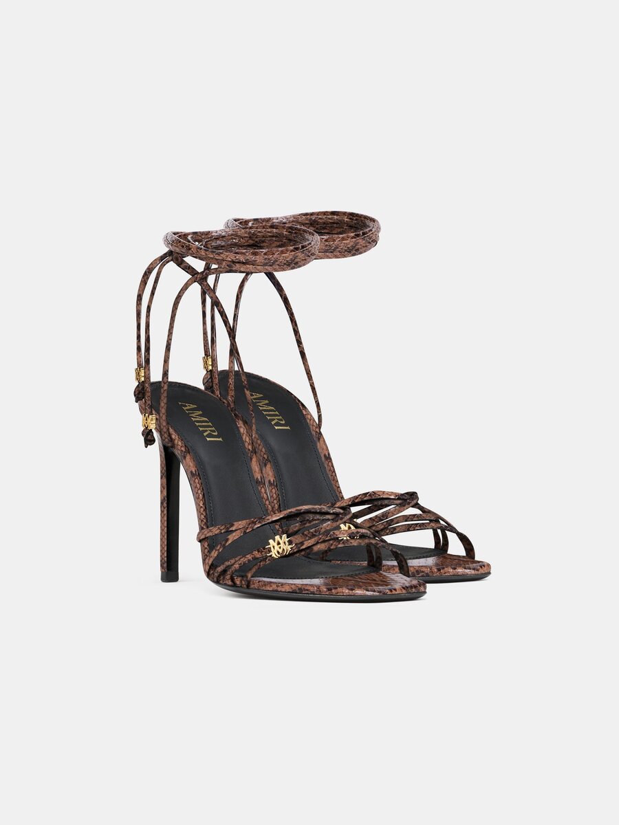 SNAKE MA-SANDAL MED HÖG KLACK FÖR DAMER