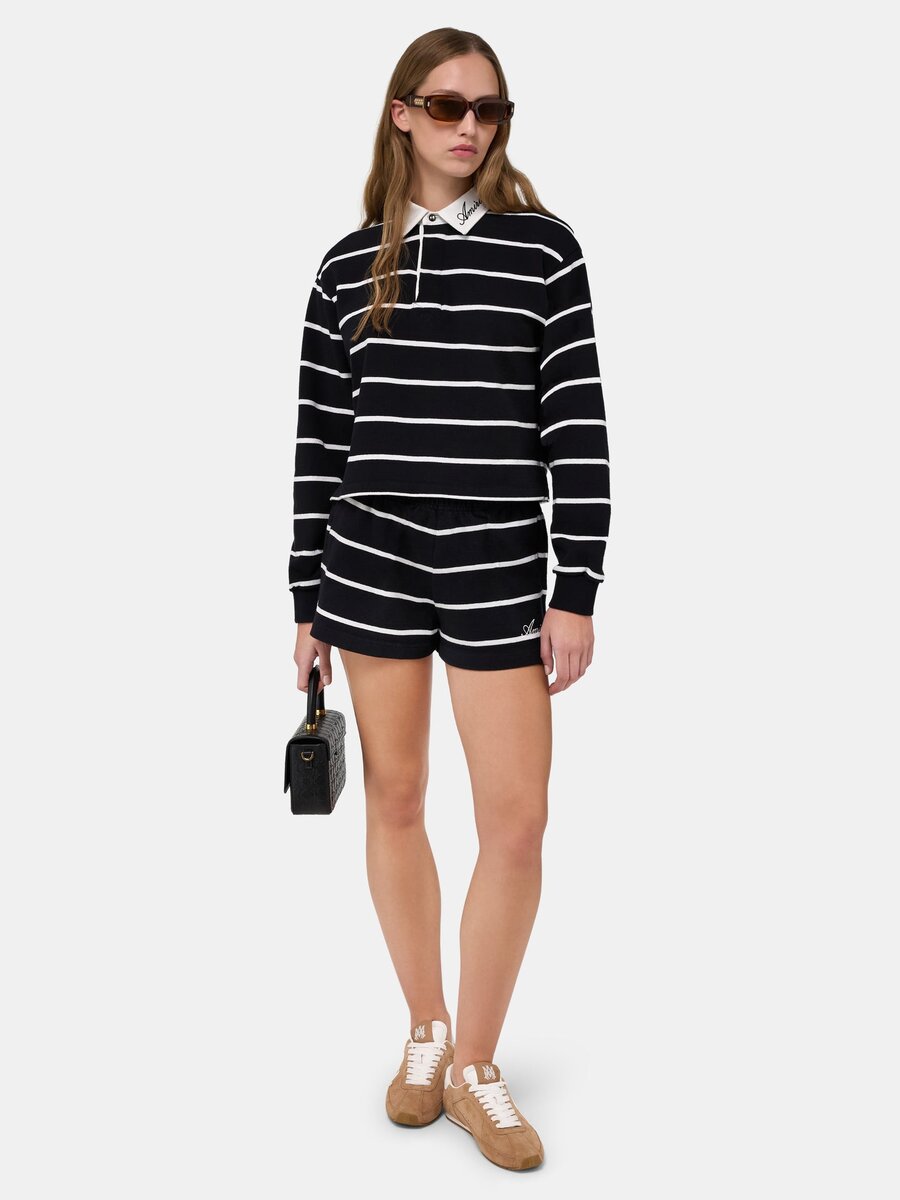 STRIPADE SWEATSHORTS FÖR DAMER