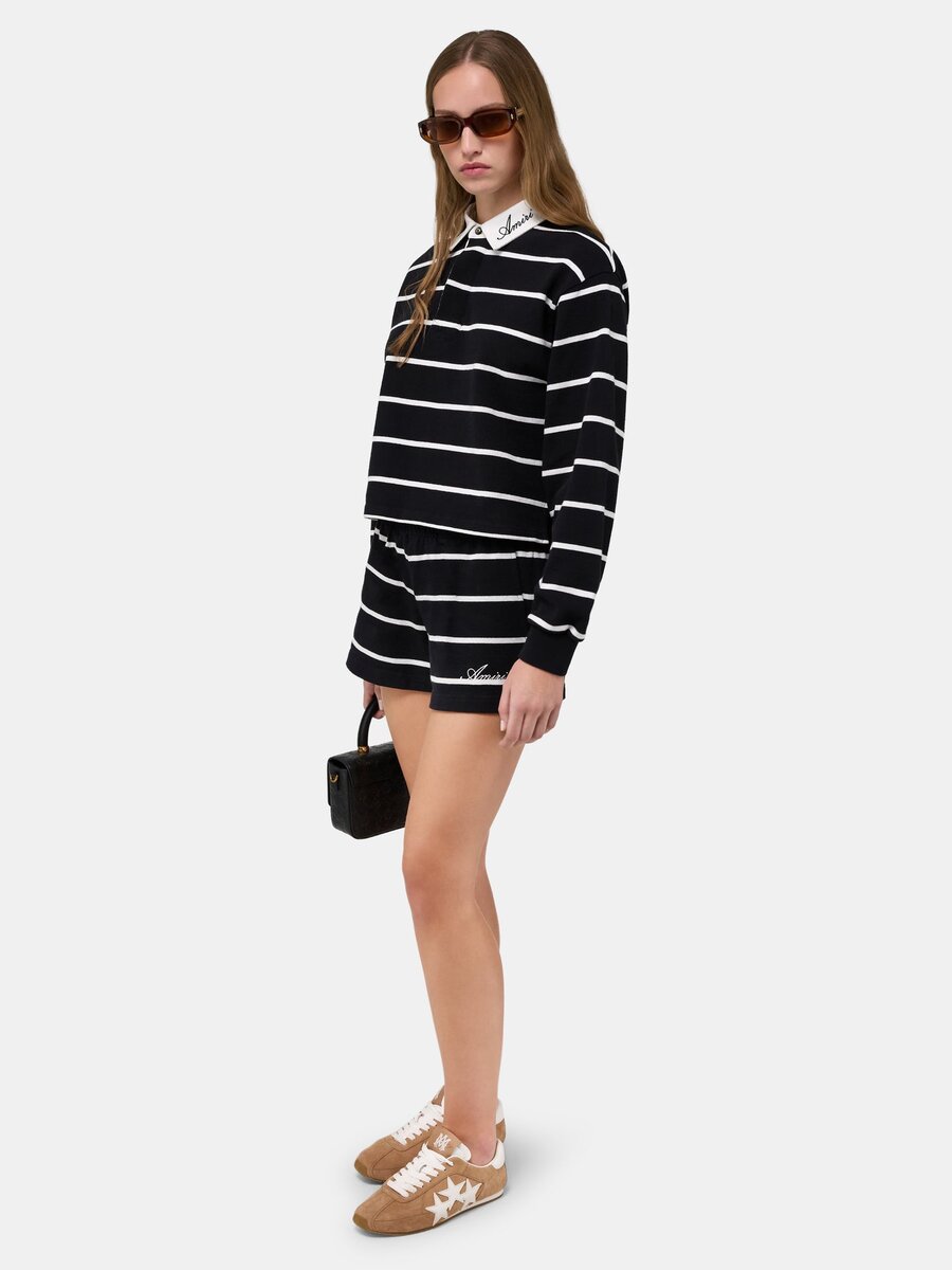 STRIPADE SWEATSHORTS FÖR DAMER