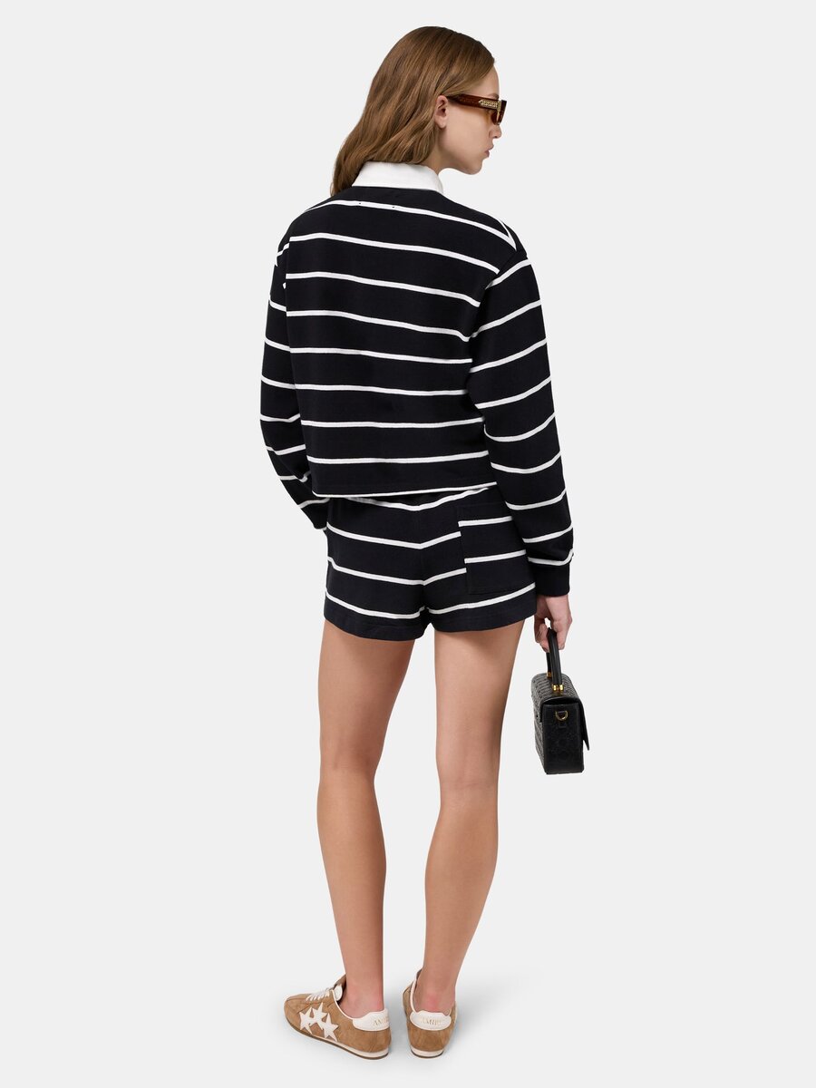 STRIPADE SWEATSHORTS FÖR DAMER