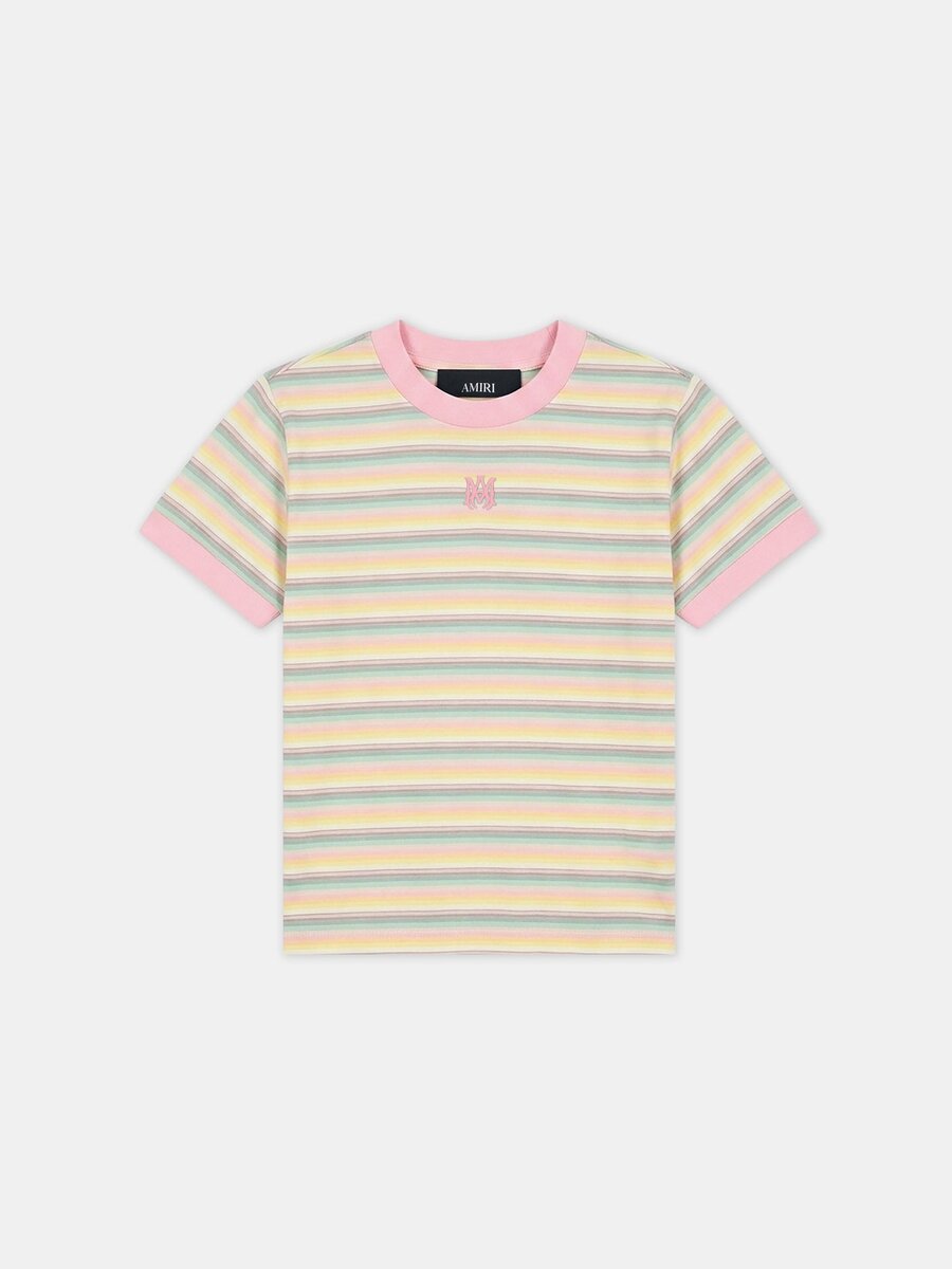STRIPAD RINGER-T-SHIRT FÖR BARN