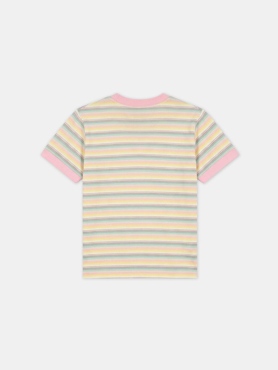 STRIPAD RINGER-T-SHIRT FÖR BARN