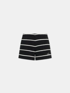 STRIPADE SWEATSHORTS FÖR DAMER